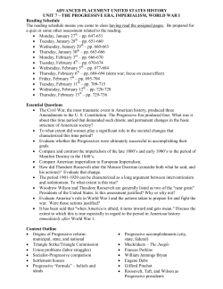 ADVANCED PLACEMENT UNITED STATES HISTORY UNIT 7