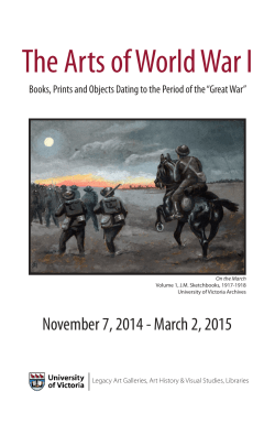The Arts of World War I - Legacy Art Galleries