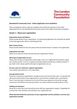 here - The London Community Foundation