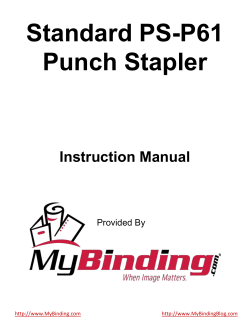 Standard PS-P61 Punch Stapler