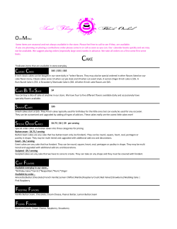 CAKE - Sweet Thing Black Orchid