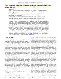 Core ionization potentials from self-interaction corrected Kohn