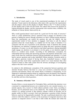 Commentary on `The Erotetic Theory of Attention` by Philipp Koralus