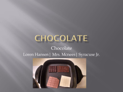 Loren Hansen Chocolate