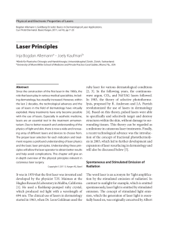 Laser Principles