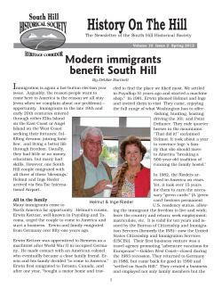 Modern immigrants benefit South Hill