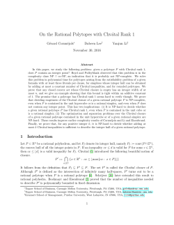 On the Rational Polytopes with Chv&aacute;tal Rank 1