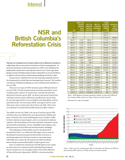 NSR and British Columbia`s Reforestation Crisis