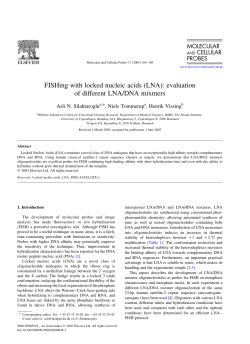 FISHing with locked nucleic acids (LNA) evaluation - Bio
