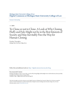to clone or not to clone: a look at why cloning fluffy and fido might not