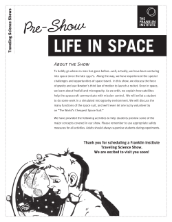 Life in Space - The Franklin Institute