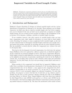 Improved Variable-to