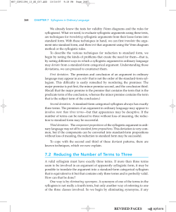7.2 Reducing the Number of Terms to Three