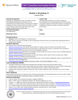 Lesson Plan 12 - Queens Library