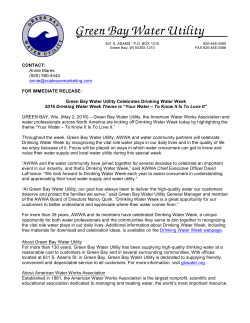 CONTACT - Green Bay Water Utility