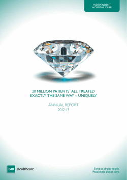 BMI Healthcare CSR Report