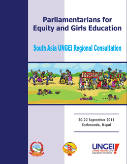 South Asia UNGEI Regional Consultation