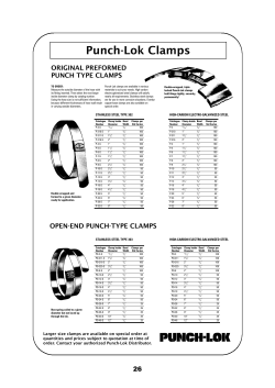 Punch-Lok Clamps
