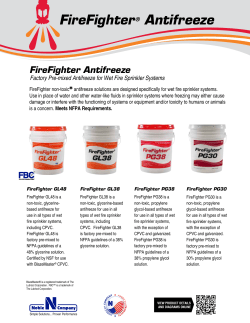 FireFighter&reg; Antifreeze