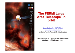 The FERMI Large Area Telescope in orbit