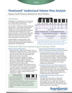 Flowsound Advantages during Surgery