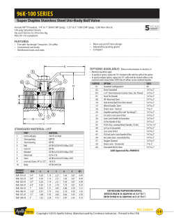 96k-100 series - Apollo Valves