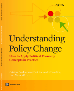 How to Apply Political Economy