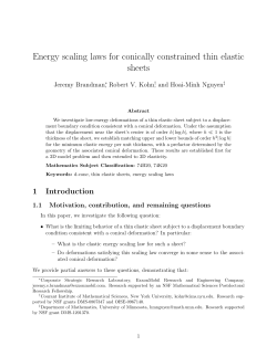 Energy scaling laws for conically constrained thin elastic sheets