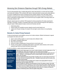 Advancing Zero Emission Objectives Through PJMs Energy