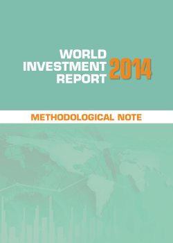 METHODOLOGICAL NOTE: Definitions and Sources