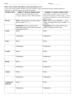 Direct and Indirect Characterization in Act