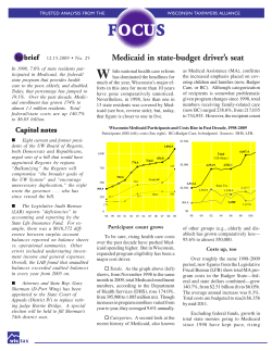 Medicaid in state-budget driver`s seat