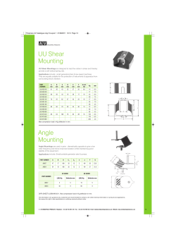 Angle Mounting - AV Industrial Products