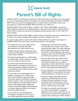 Parent`s Bill of Rights