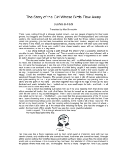 The Story of the Girl Whose Birds Flew Away