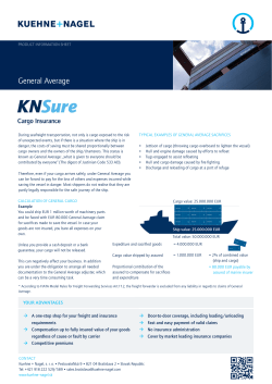 General Average - Kuehne + Nagel &Epsilon;&lambda;&lambda;ά&delta;&omicron;&sigmaf;