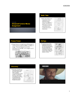 Advance Camera Moves