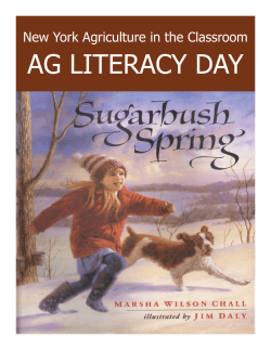 ag literacy day - New York State Maple Producers Association