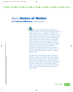 About States of Matter