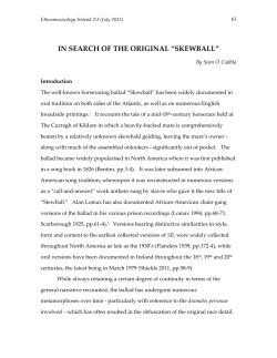 in search of the original &ldquo;skewball&rdquo;