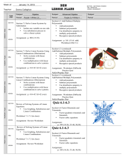Quiz 6.1-6.3 Quiz 6.1-6.3 BHS