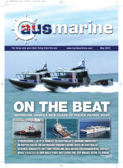 May 2015 AUSMARINE - Shoreline Marine Fabrication