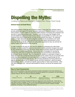 Dispelling the Myths - Rossier School of Education