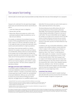 Tax-aware borrowing