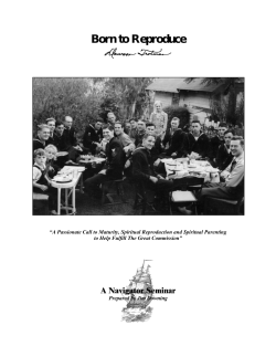 Born to Reproduce - Discipleship Library