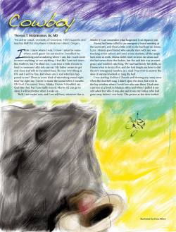 Cowboy, by Thomas T. McGranahan, Sr., MD