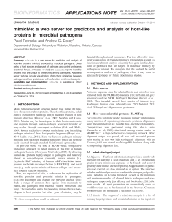 mimicMe: a web server for prediction and