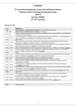 Symposium program available