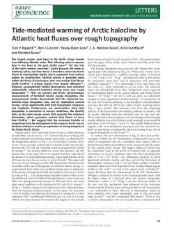 Tide-mediated warming of Arctic halocline by Atlantic heat fluxes