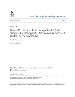 Florida Prepaid v. College Savings: United States Supreme Court
